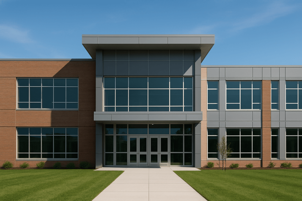 school building dictating edtech consulting